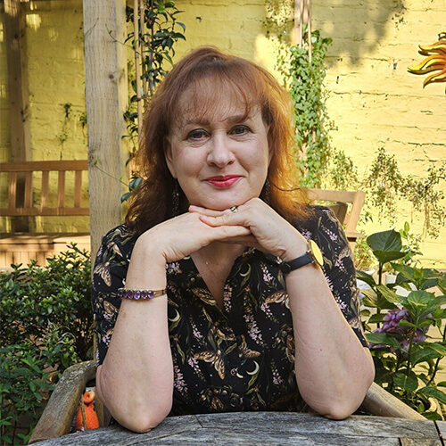 A portrait of the author Catherine Hokin
